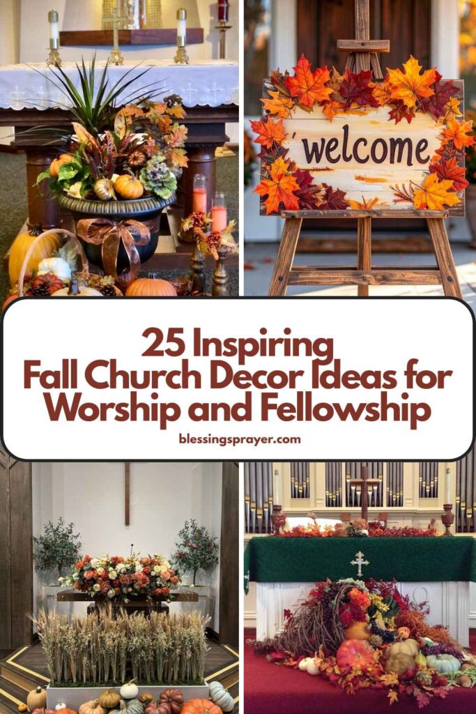 Fall Church Decor Ideas for Worship and Fellowship