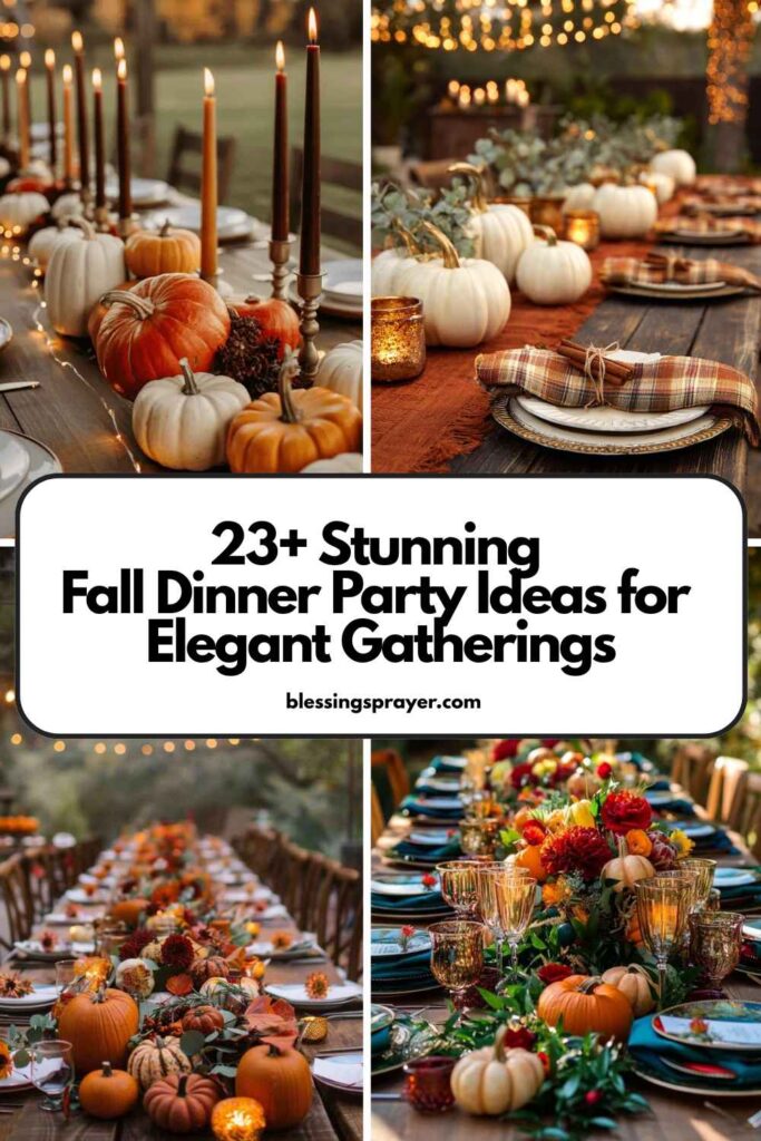 Fall Dinner Party Ideas for Elegant Gatherings