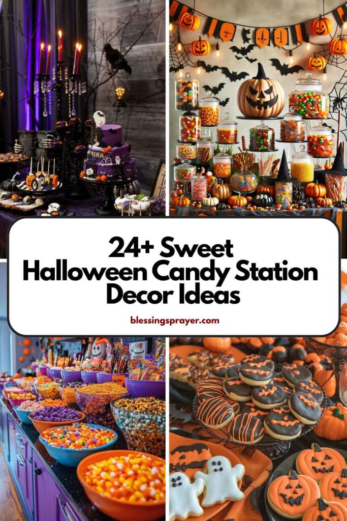 Halloween Candy Station Decor Ideas
