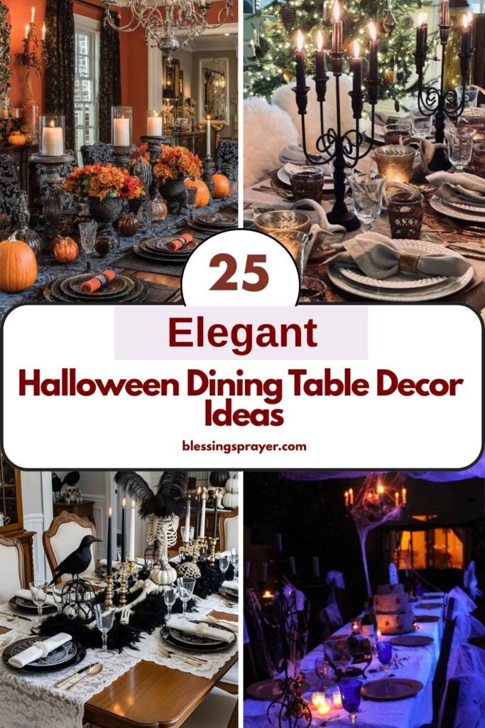 Halloween Dining Table Decor Ideas