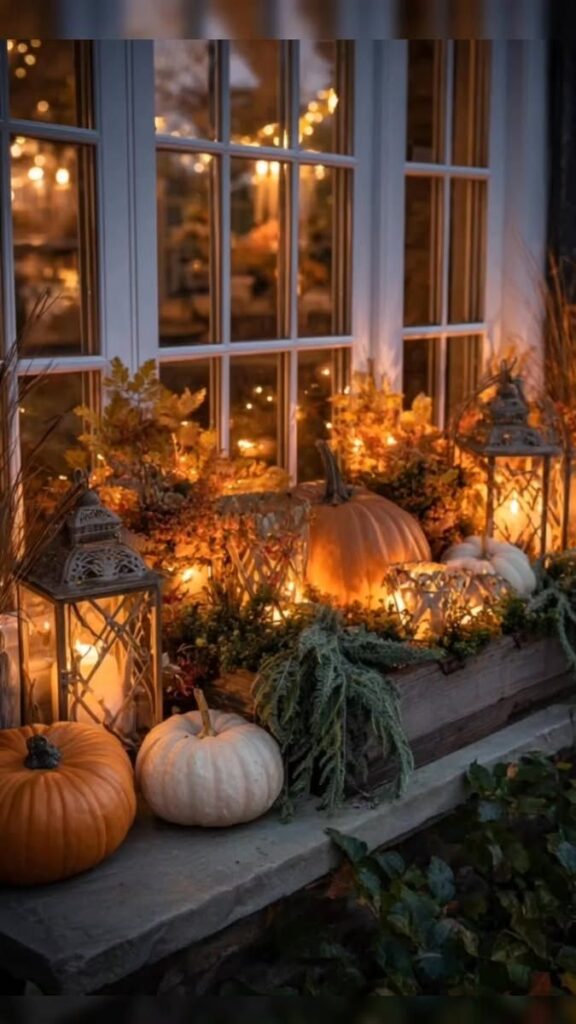 Halloween Window Box Decor
