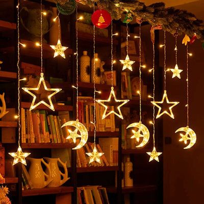 Hanging Moon and Stars Display