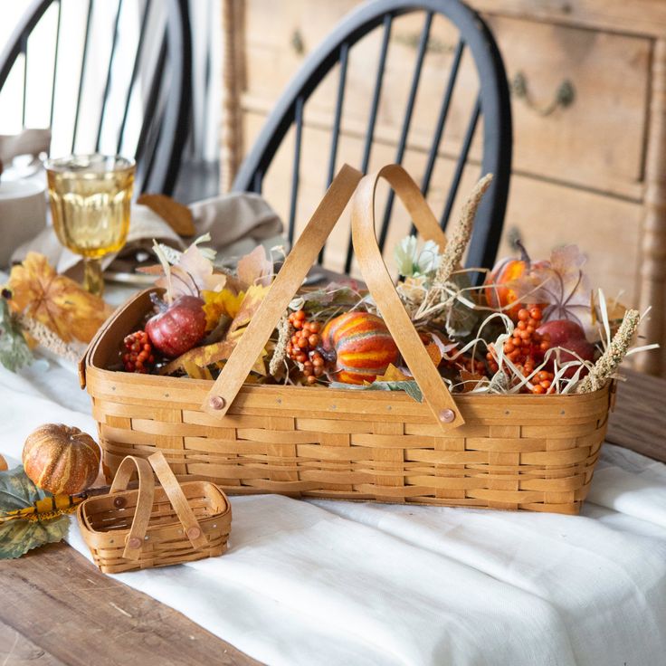 Harvest Basket Display