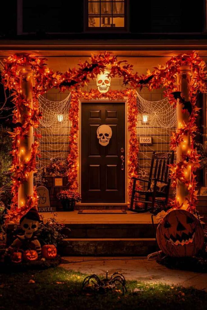 Haunted Front Porch Entrance