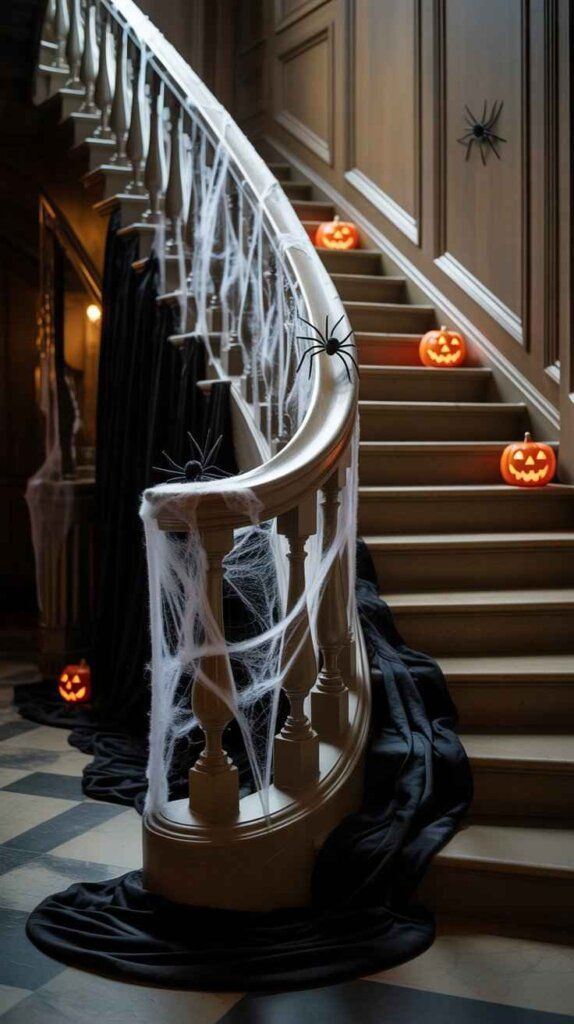 Haunted Staircase Decor