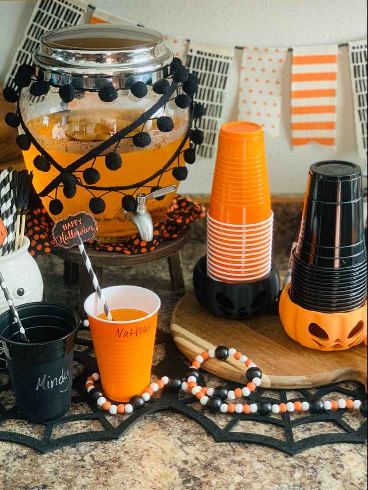 Halloween Drink Station