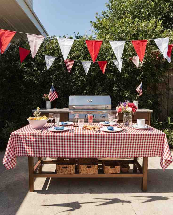Patriotic Backyard BBQ Party