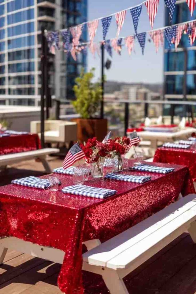 Patriotic Rooftop Party