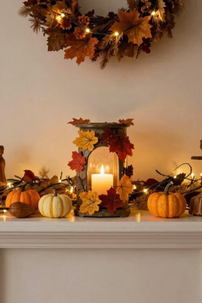 Pumpkin Candle Corner