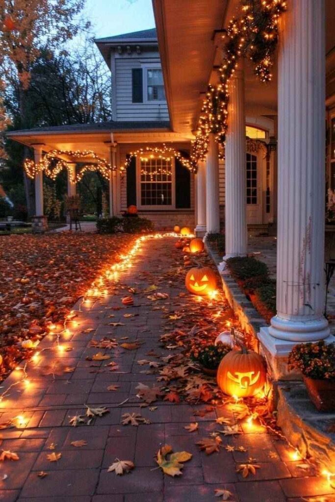 Pumpkin Lantern Pathway