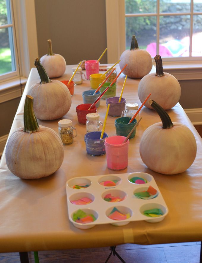 Pumpkin Painting Party