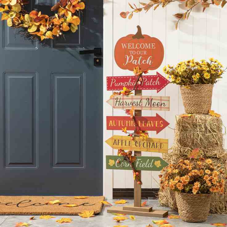 Pumpkin Patch Welcome Sign