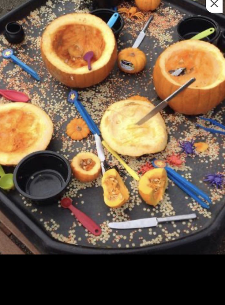 Pumpkin Seed Planting Station