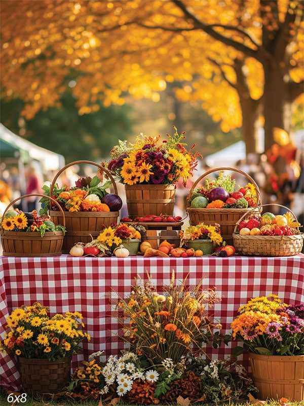 Rustic Farmers Market Display