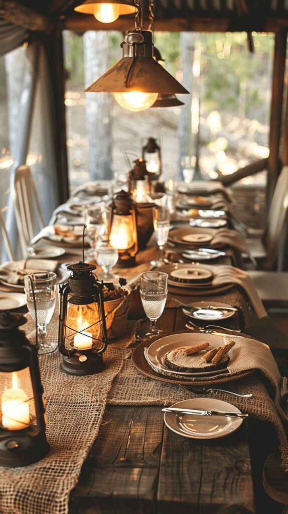 Rustic Harvest Tablescape