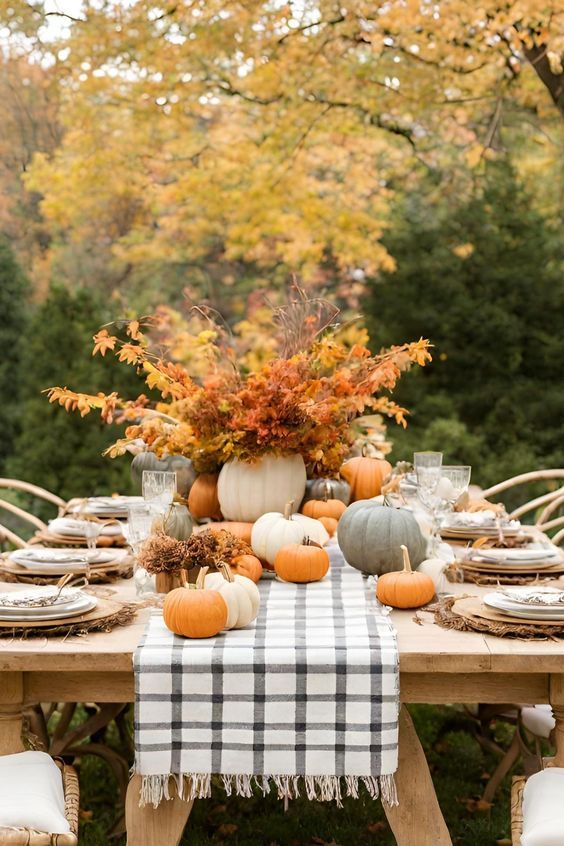 Rustic Pumpkin Centerpieces