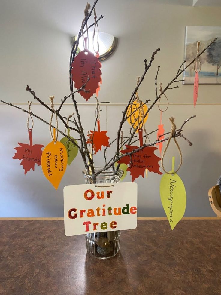 Seasonal Gratitude Display