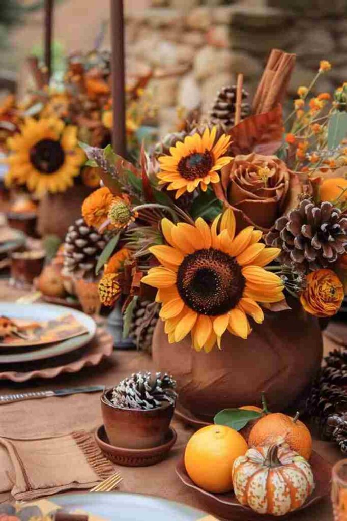 Sunflower-Themed Fall Celebration