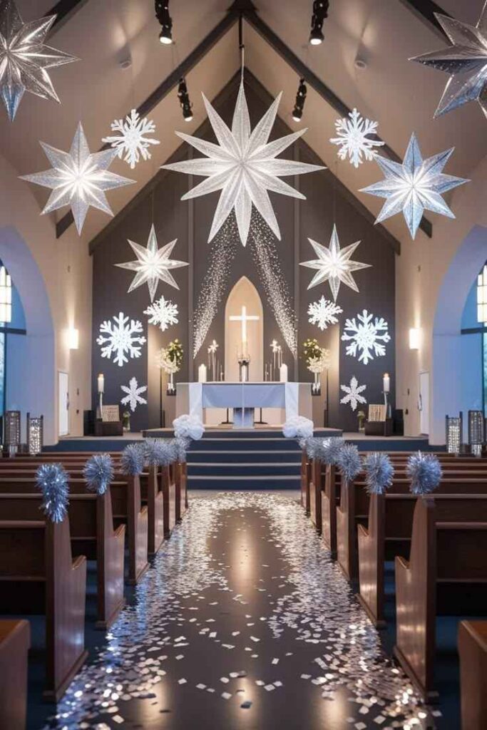 Winter Wonderland Church Stage