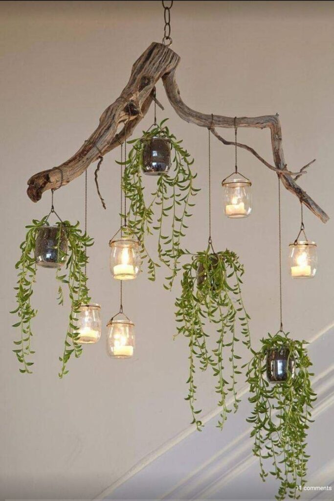 Add Charm with Hanging Greenery