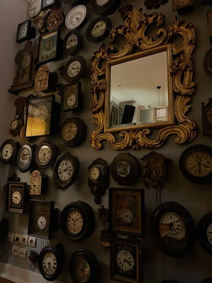 Add a Haunted Clock Wall