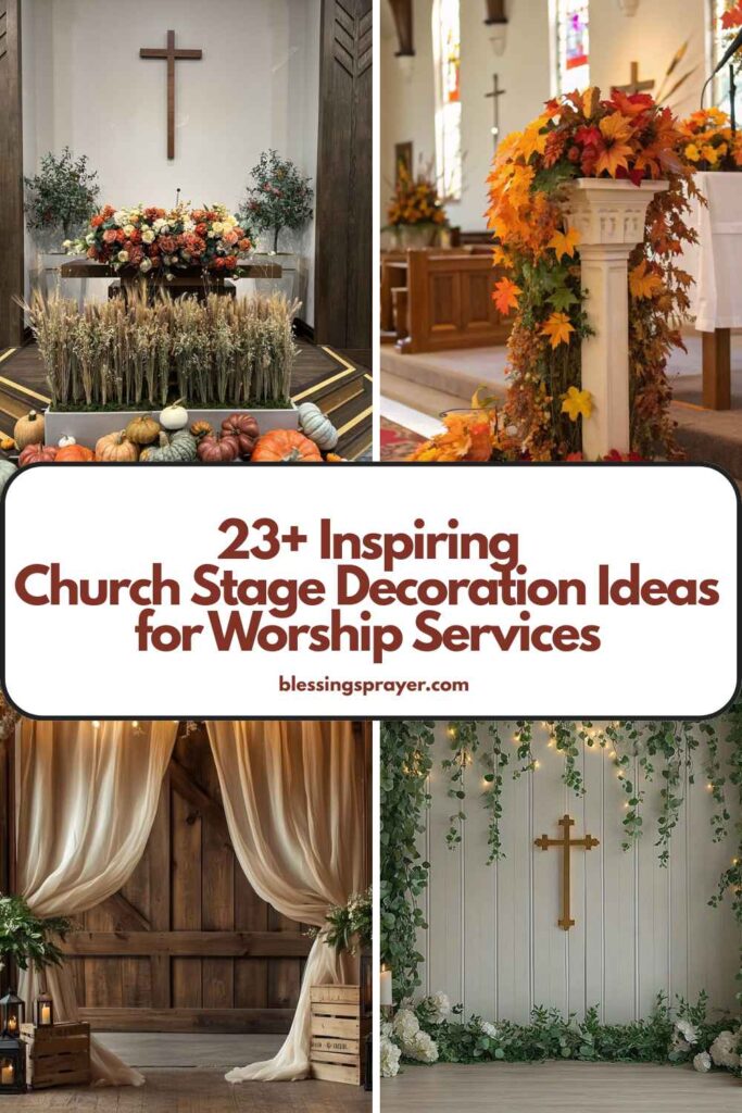 Church Stage Decoration Ideas for Worship Services