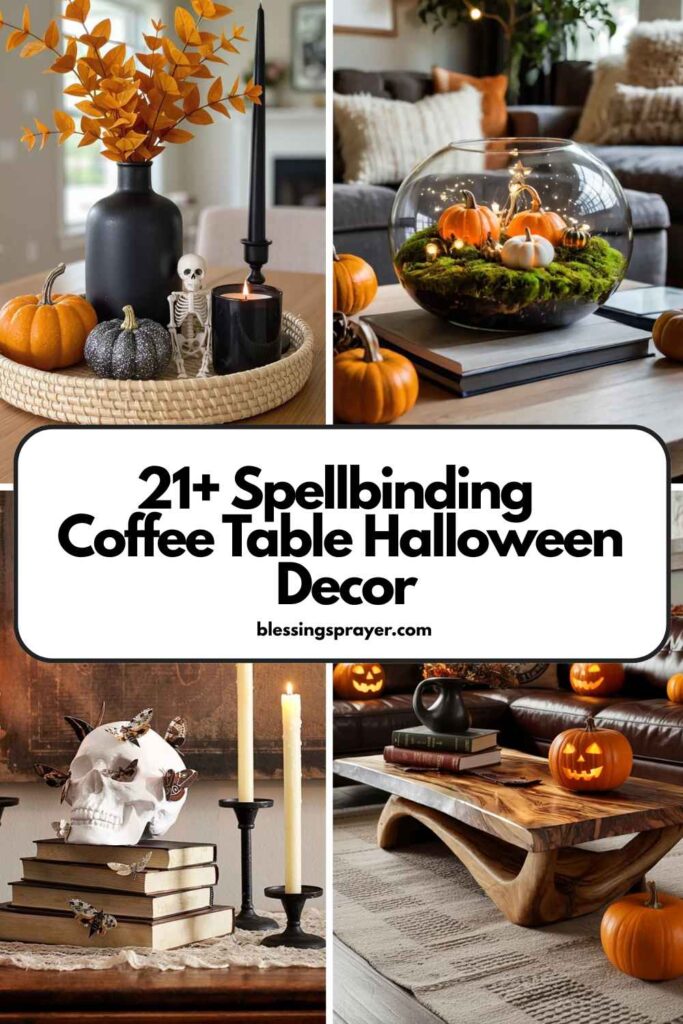 Coffee Table Halloween Decor
