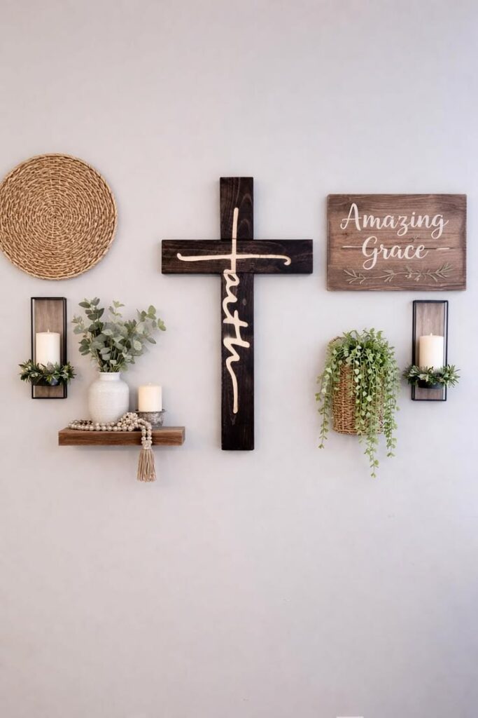 Create a Simple Cross Feature Wall