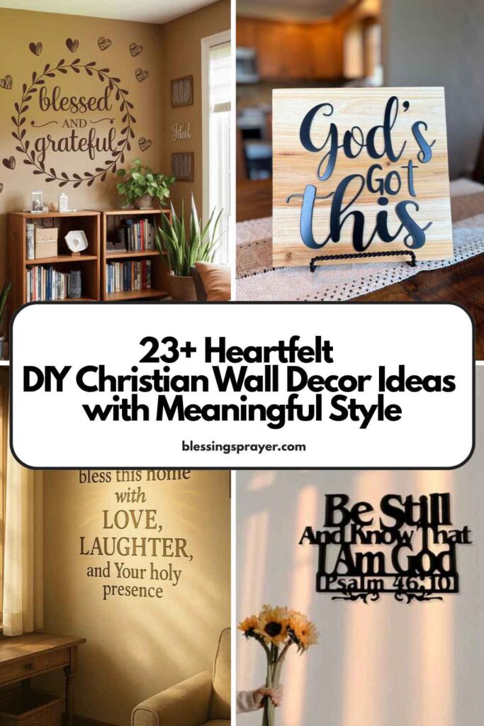 DIY Christian Wall Decor Ideas with Meaningful Style