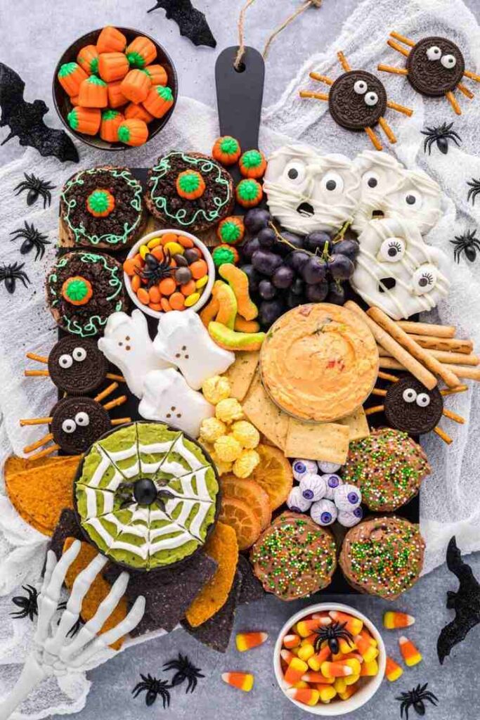 DIY Halloween Snack Board Station
