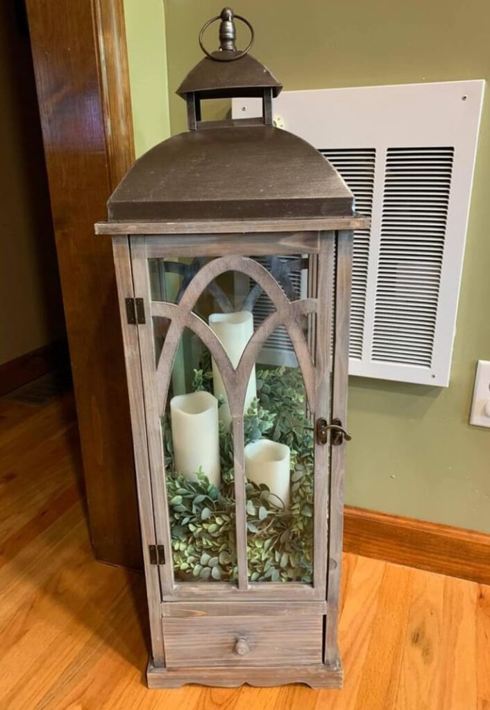 Elegant Lantern Entry Display