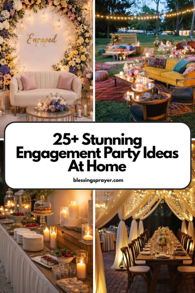 Engagement Party Ideas At Home