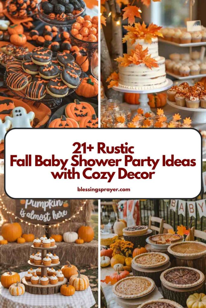 Fall Baby Shower Party Ideas with Cozy Decor