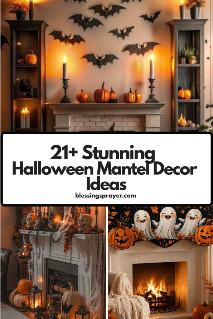 Halloween Mantel Decor Ideas