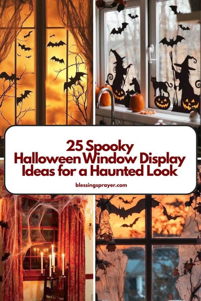 Halloween Window Display Ideas for a Haunted Look