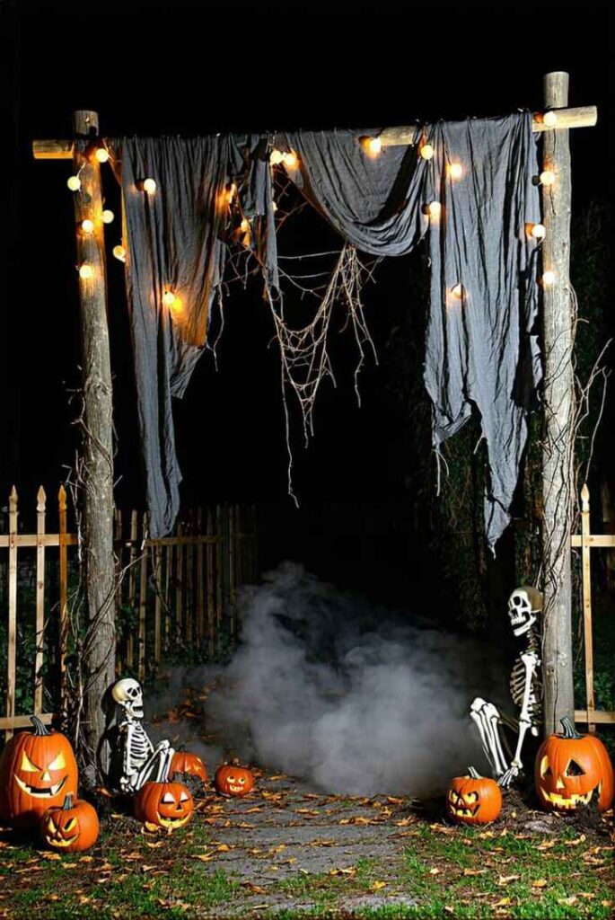 Haunted Backyard Entrance