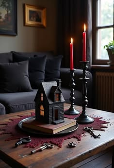 Haunted House Decorative Stack