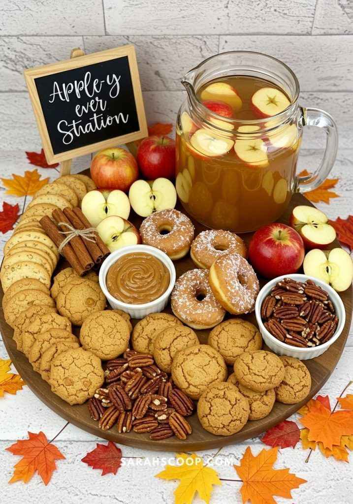 Neutral Fall Snack Board Display