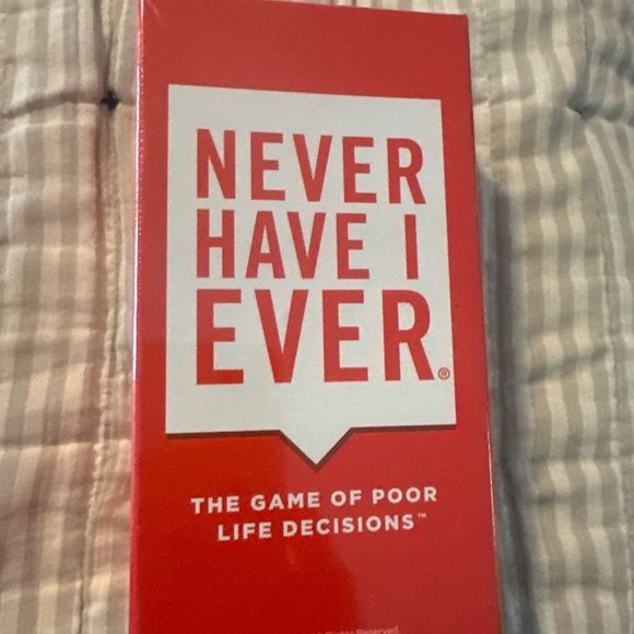 Never Have I Ever Party Cards