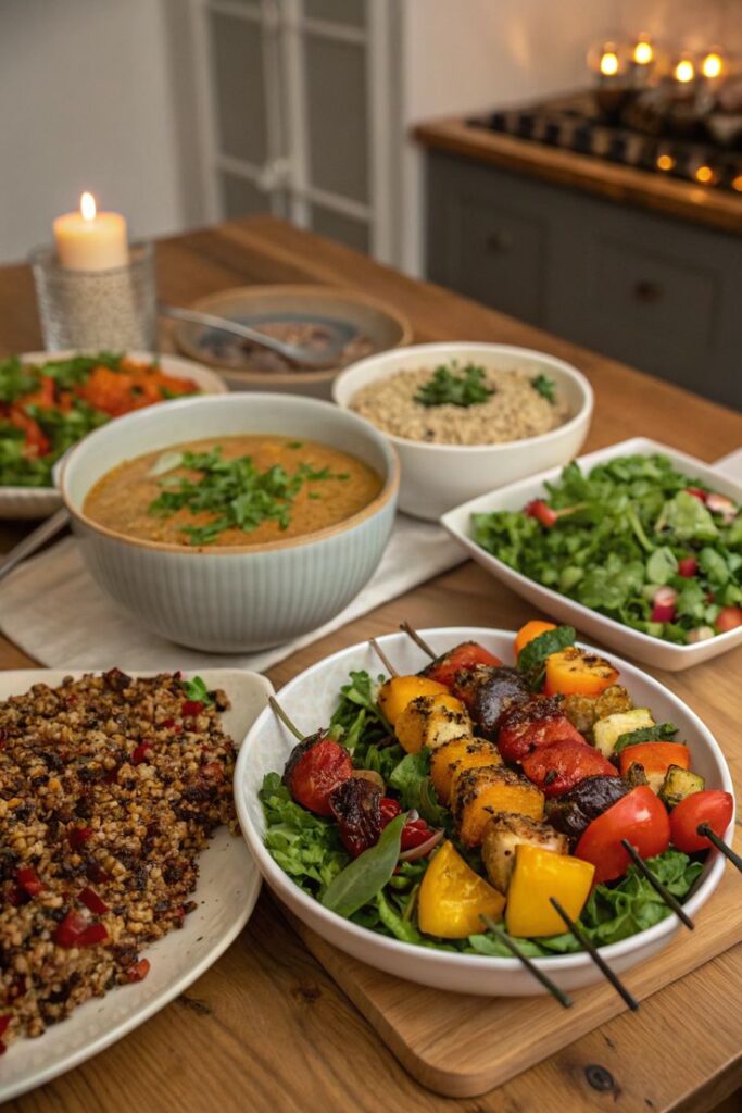 Roasted Vegetable and Herb Dinner Night