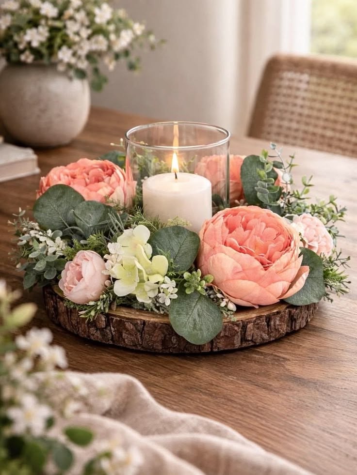 Seasonal Flower Centerpiece Table
