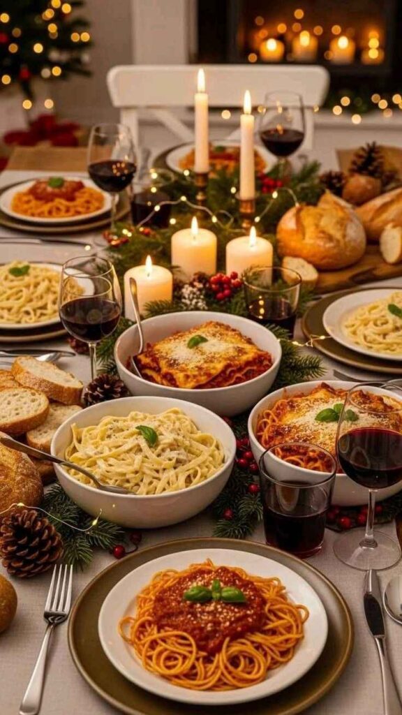 Simple Candlelight Pasta Supper