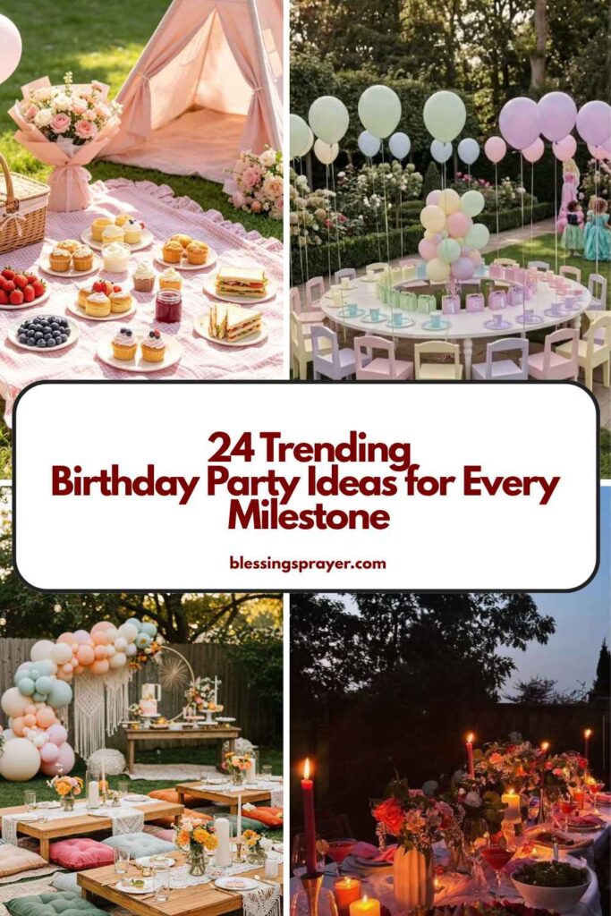Birthday Party Ideas for Every Milestone