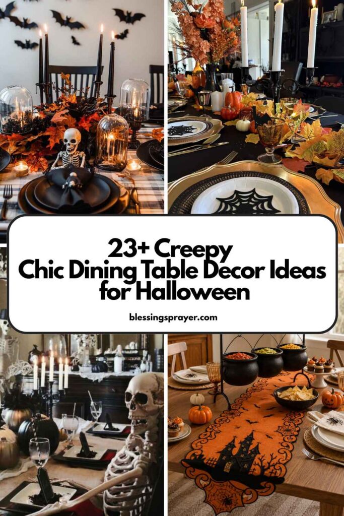 Chic Dining Table Decor Ideas for Halloween