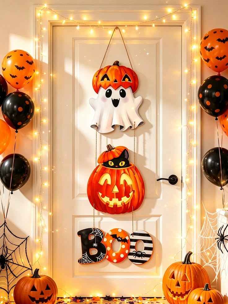 Create a Candy Corn Balloon Arch