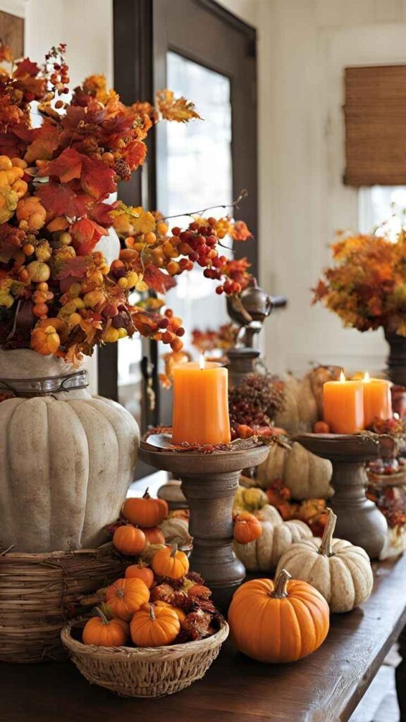 Create a Cozy Pumpkin Display