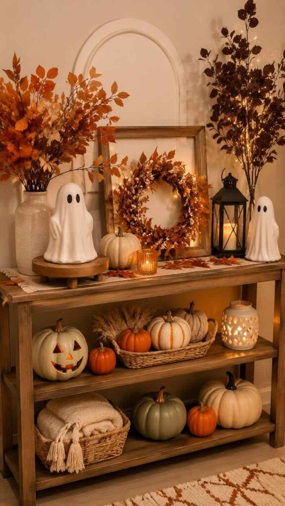 Create a Cozy Pumpkin Welcome Table