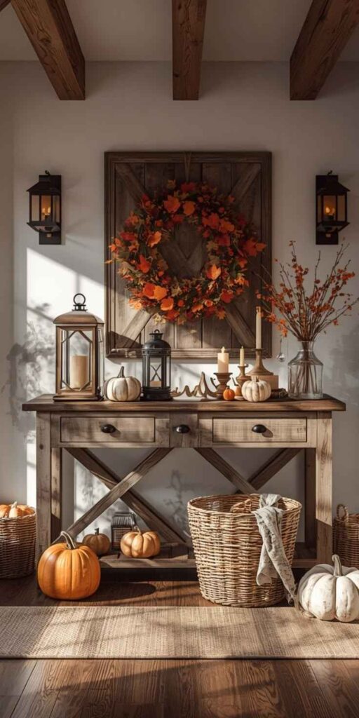 Create a Harvest-Inspired Entryway