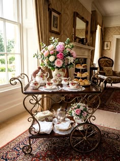 Create a Pretty Tea Cart