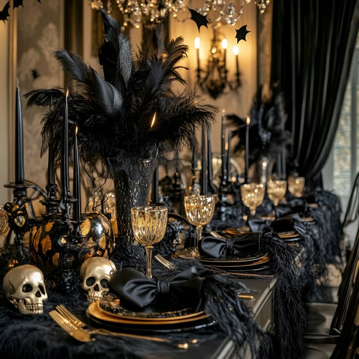 Decorate With Black Feathers